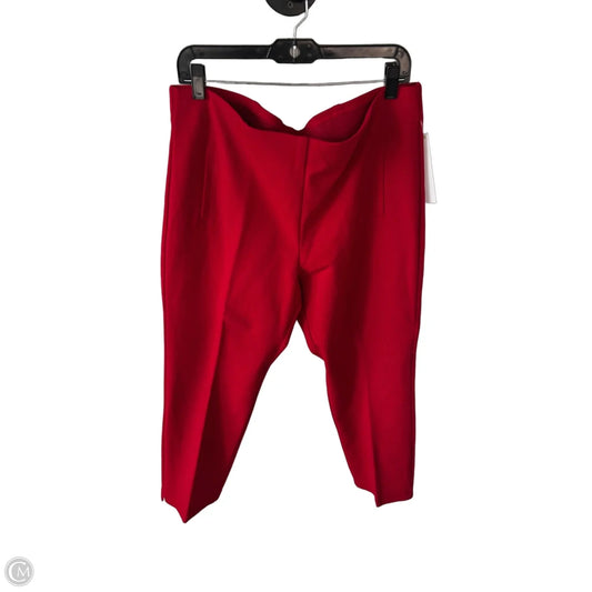 Pants Dress By Chicos In Red, Size: 16