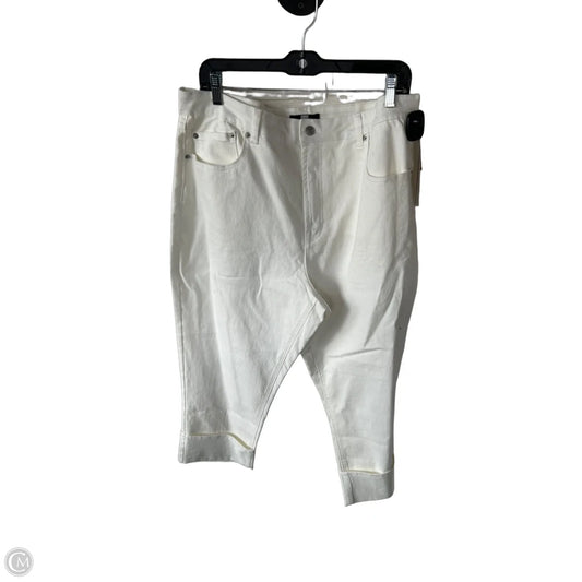 Jeans Designer By Frye In White Denim, Size: 16