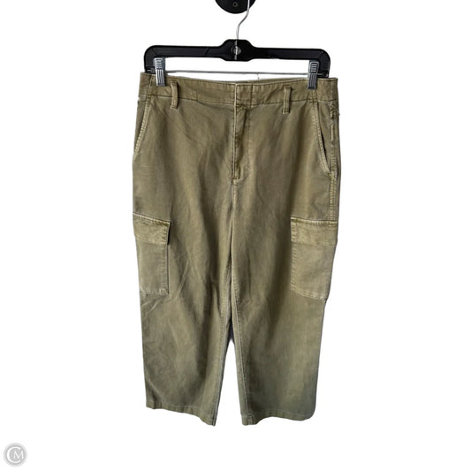 Jeans Wide Leg By Gap In Green Denim, Size: 6