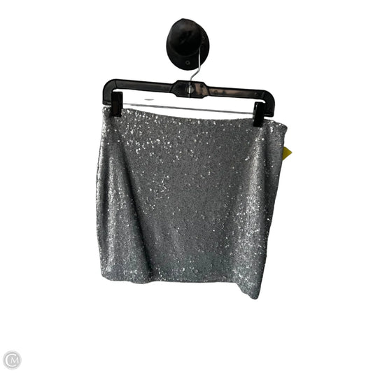 Skirt Mini & Short By White House Black Market In Silver, Size: 8