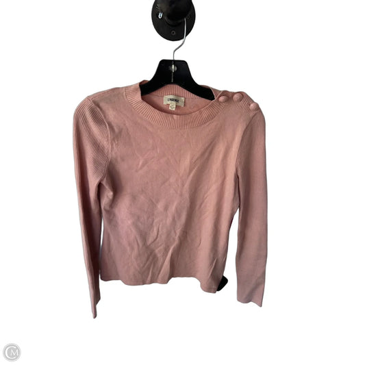 Sweater By L Agence In Pink, Size: Xs