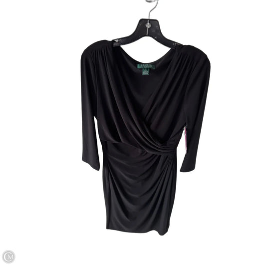 Dress Work By Lauren By Ralph Lauren In Black, Size: L