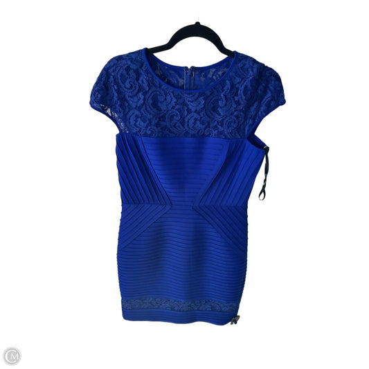 Dress Designer By Tadashi Shoji In Blue, Size: L