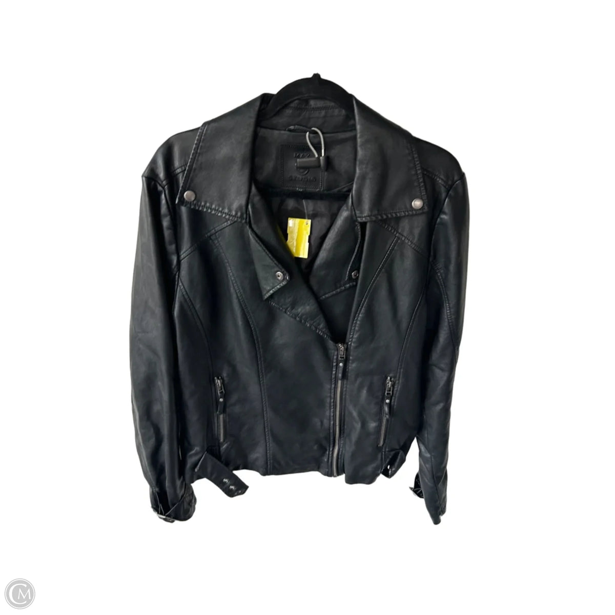 Jacket Moto By Max Studio In Black, Size: Xl