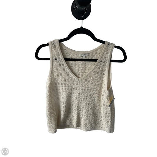 Vest Sweater By Z Supply In Cream, Size: S