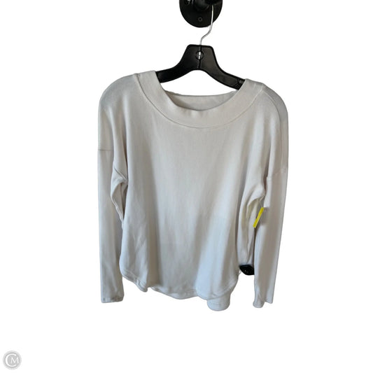 Athletic Sweatshirt Crewneck By Athleta In Cream, Size: Xs