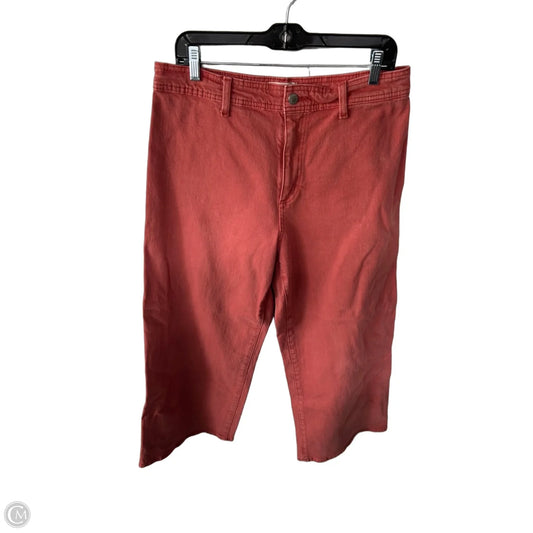 Jeans Wide Leg By Universal Thread In Orange Denim, Size: 12