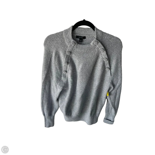 Sweater By Ann Taylor In Grey, Size: M