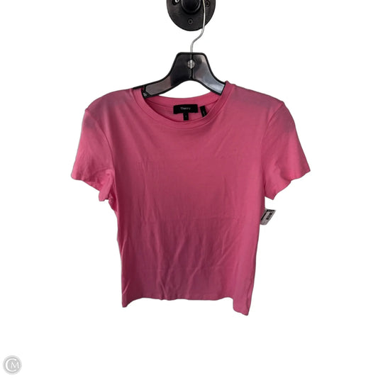 Top Short Sleeve Basic By Theory In Pink, Size: S