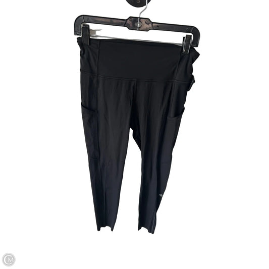 Athletic Leggings By Lululemon In Black, Size: 8