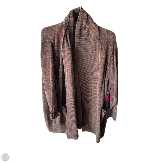 Sweater Cardigan By Orvis In Brown, Size: Xxl