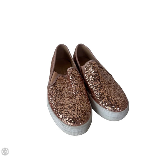 Shoes Sneakers By Clothes Mentor In Rose Gold, Size: 9