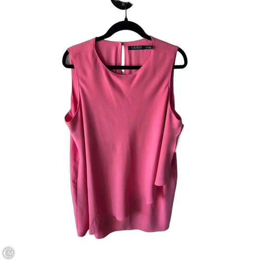 Dress Party Short By Lauren By Ralph Lauren In Pink, Size: 1x