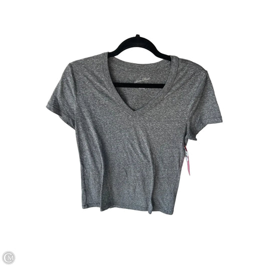 Top Short Sleeve Basic By Universal Thread In Grey, Size: S