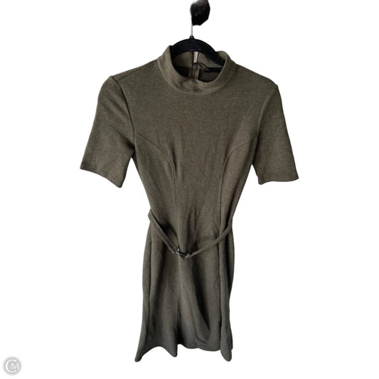 Dress Casual Midi By Zara In Green, Size: S