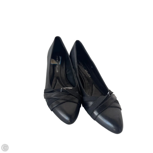 Shoes Heels Kitten By Andrew Gellar In Black, Size: 8