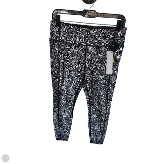 Athletic Leggings By Lululemon In Black & White, Size: 8