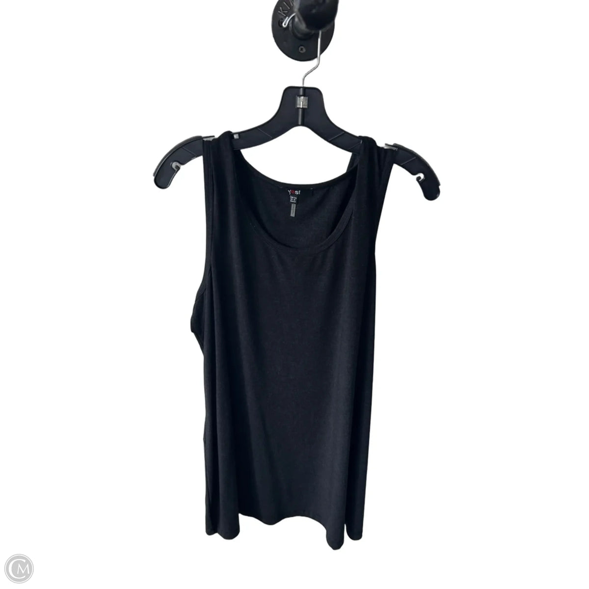 Top Sleeveless Basic By Yest In Grey, Size: 14