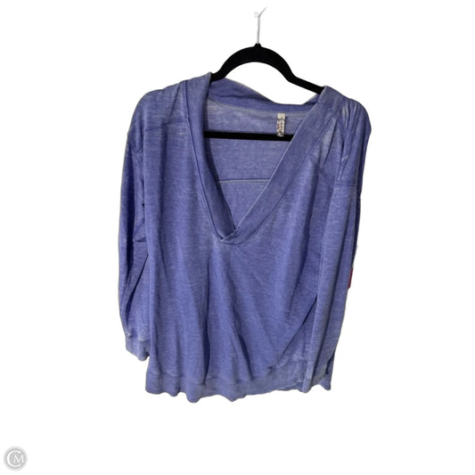 Top Long Sleeve By Free People In Purple, Size: Xs