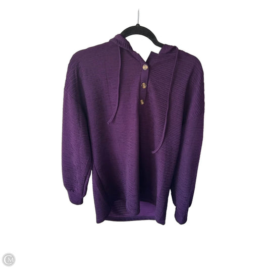 Top Long Sleeve By Clothes Mentor In Purple, Size: L