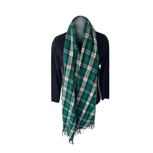 Scarf Winter By J. Crew In Green & White