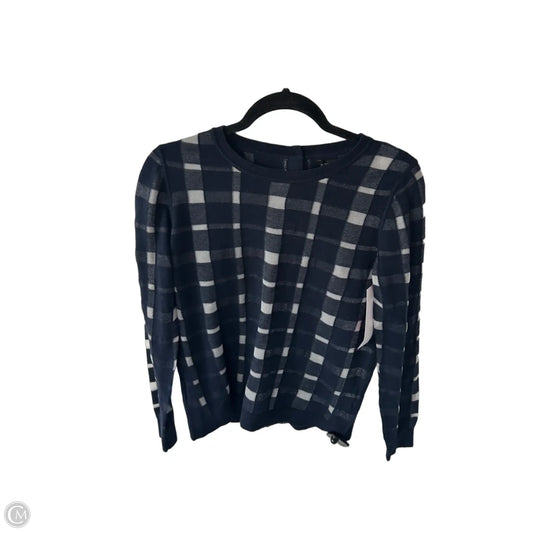 Sweater By Banana Republic In Blue & White, Size: S