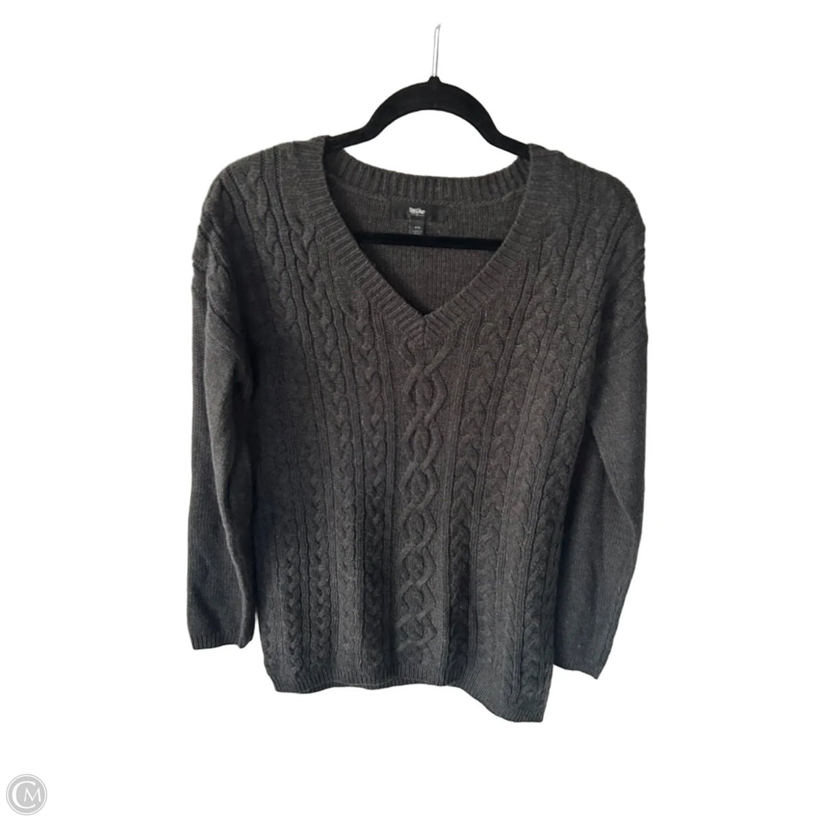 Sweater By Mossimo In Grey, Size: M