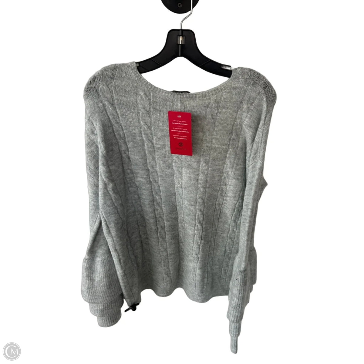 Sweater By Peyton Jensen In Grey, Size: L