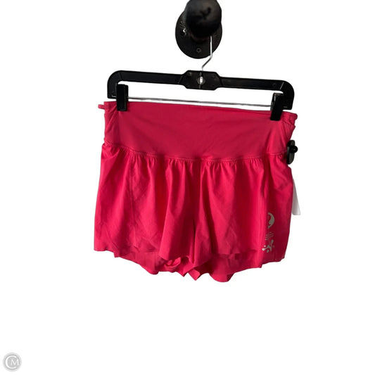 Athletic Shorts By Lululemon In Pink, Size: 10