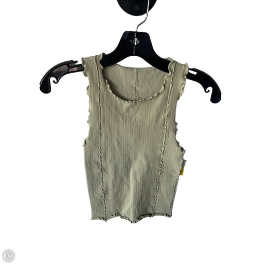 Top Sleeveless By Free People In Green, Size: M