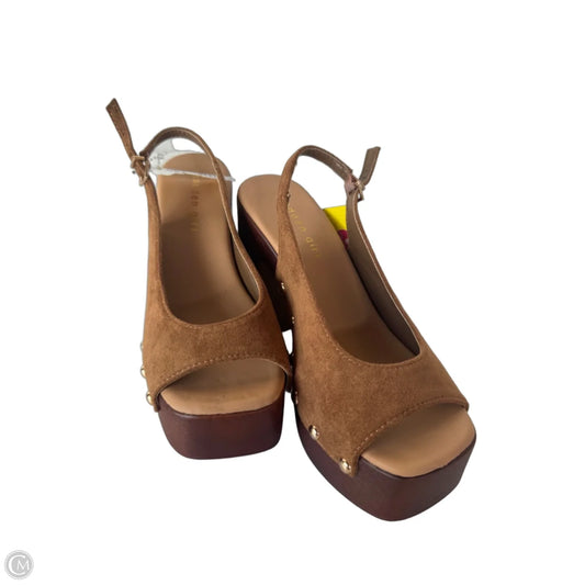 Sandals Heels Block By Madden Girl In Brown, Size: 5.5