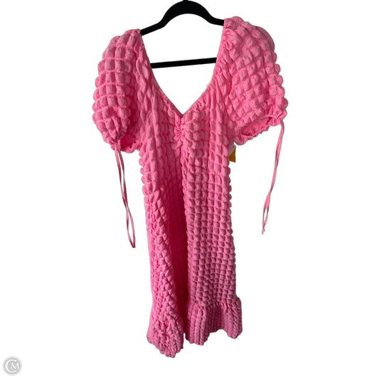 Dress Party Midi By Cme In Pink, Size: Xl