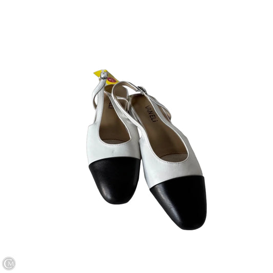Shoes Flats By Vaneli In Black & White, Size: 5