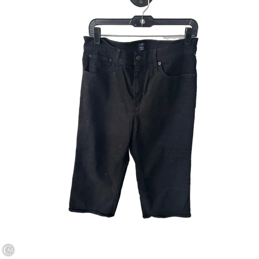 Jeans Wide Leg By J. Crew In Black Denim, Size: 12