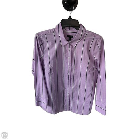 Top Long Sleeve By Talbots In Purple, Size: Mp