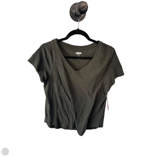 Top Short Sleeve Basic By Old Navy In Green, Size: L