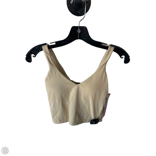 Athletic Tank Top By Lululemon In Tan, Size: Xs