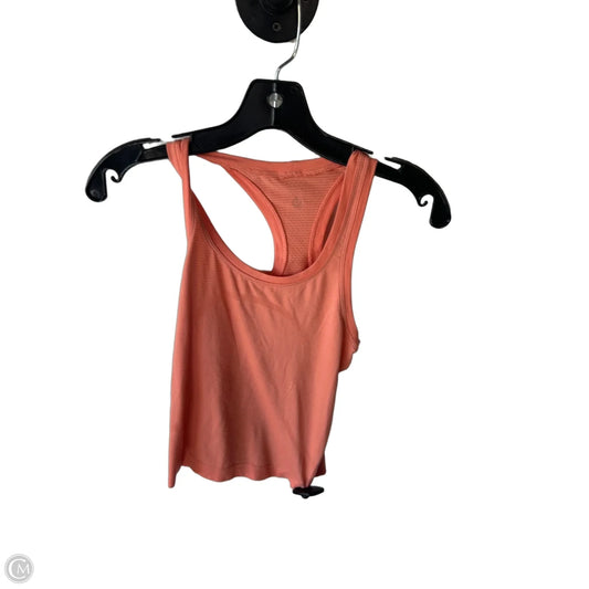 Athletic Tank Top By Lululemon In Orange, Size: Xs