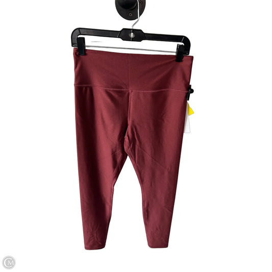 Athletic Leggings By Athleta In Red, Size: M