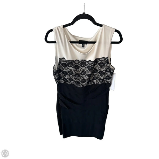 Dress Party Short By Connected Apparel In Black & White, Size: L
