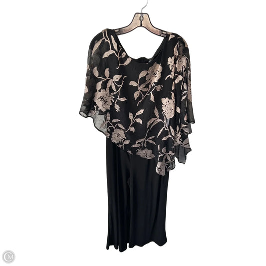 Jumpsuit By Scarlett In Black & Tan, Size: Xl