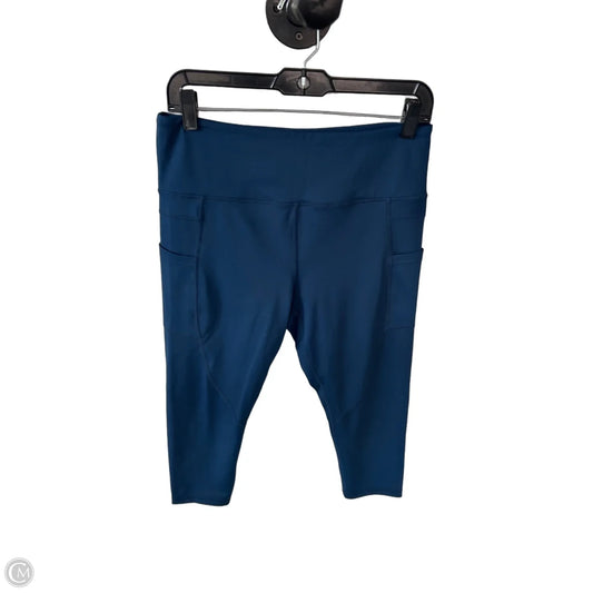 Athletic Leggings Capris By Zyia In Blue, Size: 12