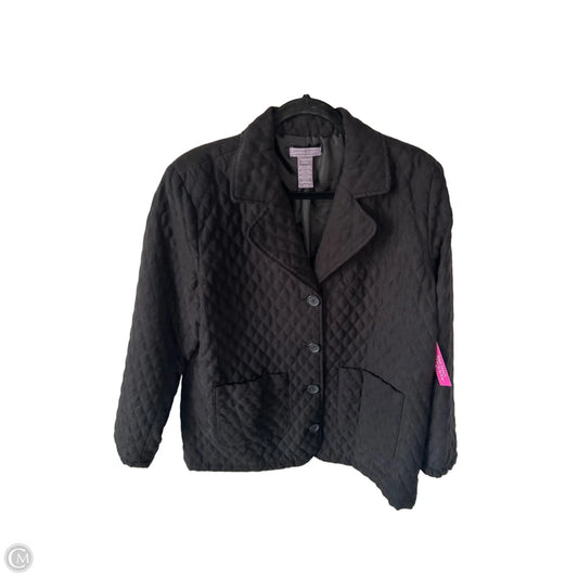 Jacket Puffer & Quilted By Laura Scott In Black, Size: Xl