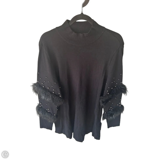 Sweater By Alfani In Black, Size: L