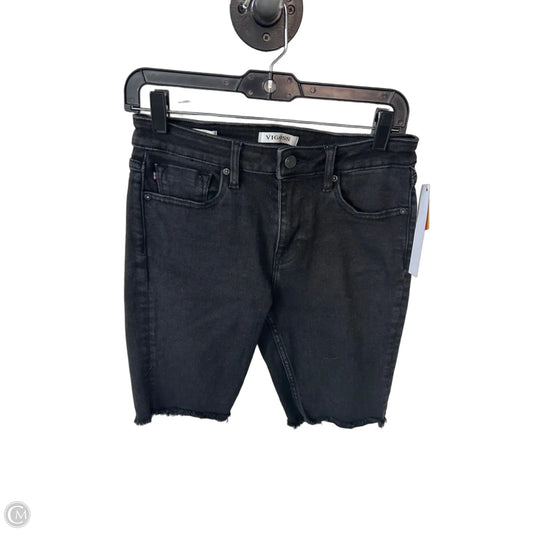 Shorts By Vigoss In Black Denim, Size: 4