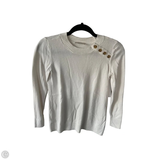 Sweater By Loft In White, Size: Xsp