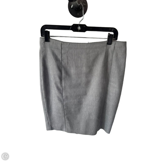Skirt Midi By White House Black Market In Grey, Size: 8