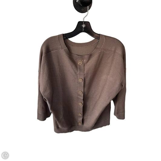 Sweater By Cable And Gauge In Tan, Size: L