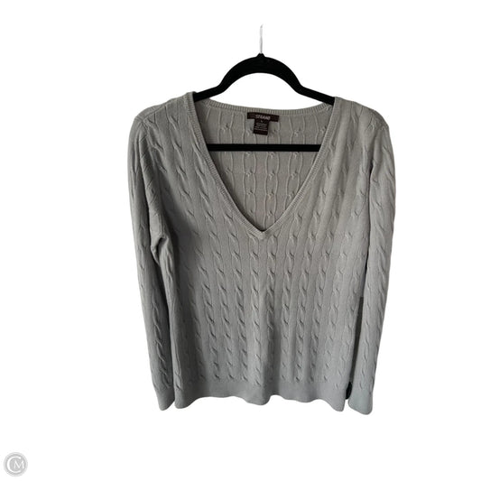 Sweater By Clothes Mentor In Grey, Size: L