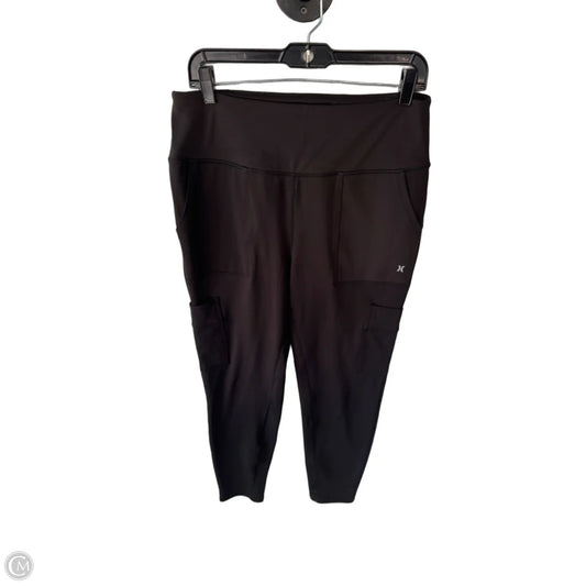 Athletic Pants By Hurley In Black, Size: L
